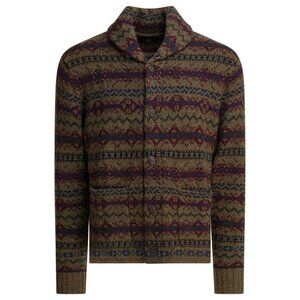 Rrl By Ralph Lauren Wool Cardigan Tag Size XL Men